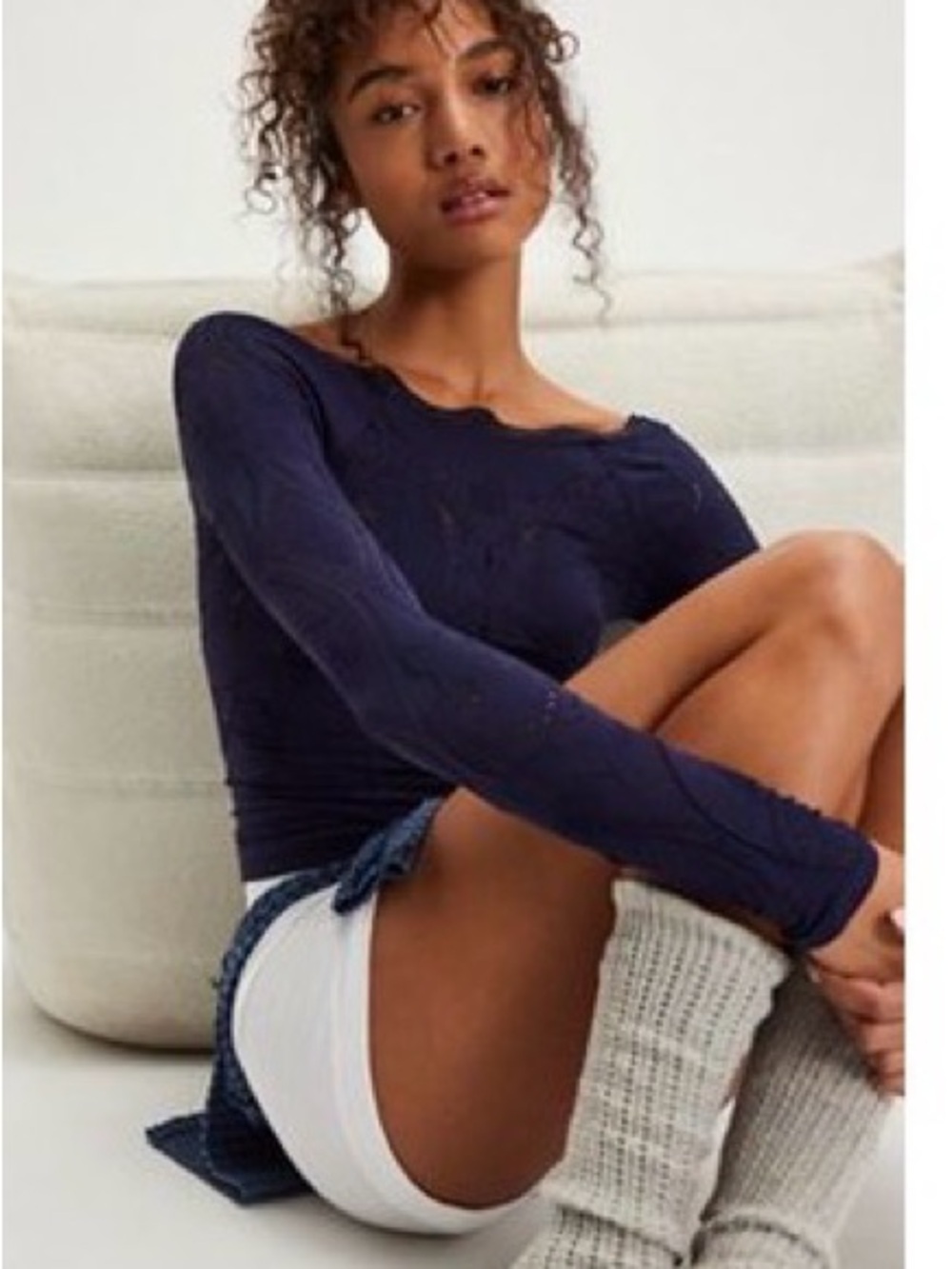 NWOT Free People flirty long sleeve